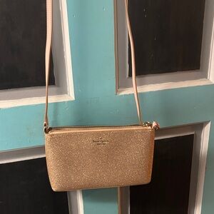 Kate Spade Sparkling Rose Gold Crossbody Bag